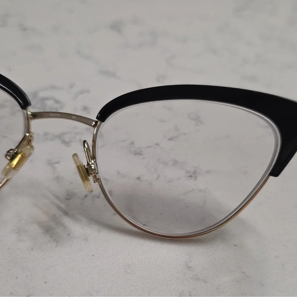 Kate Spade New York JAILYN 807 140 Women's Black Gold Cat Eye Eyeglass Frames